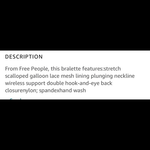 Free People bralette - Brand New With Tags - Picture 5 of 5